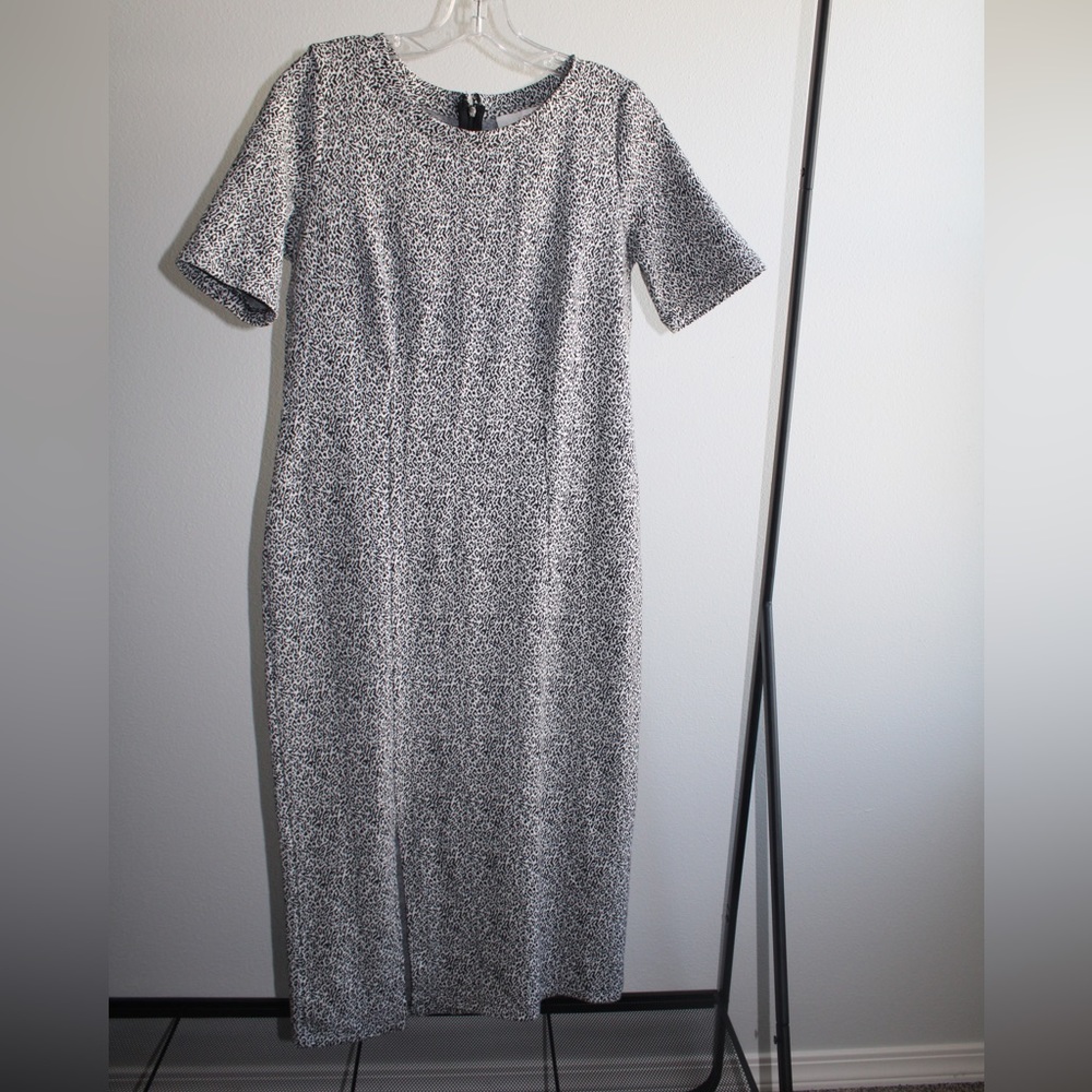 Leopard print dress from the loft